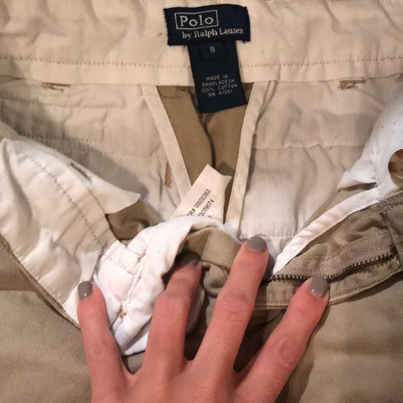 Boys Polo Tan Khakis Pants - Picture 2 of 4